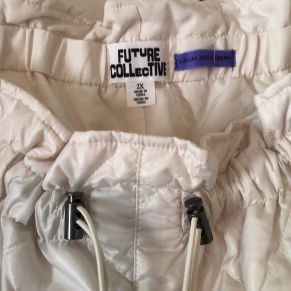 Woman’s future Y2k Parachute quilted fall collective ski jogger drawstring pants - Picture 5 of 14